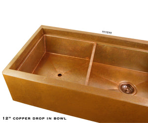 Copper Drop In Bowl