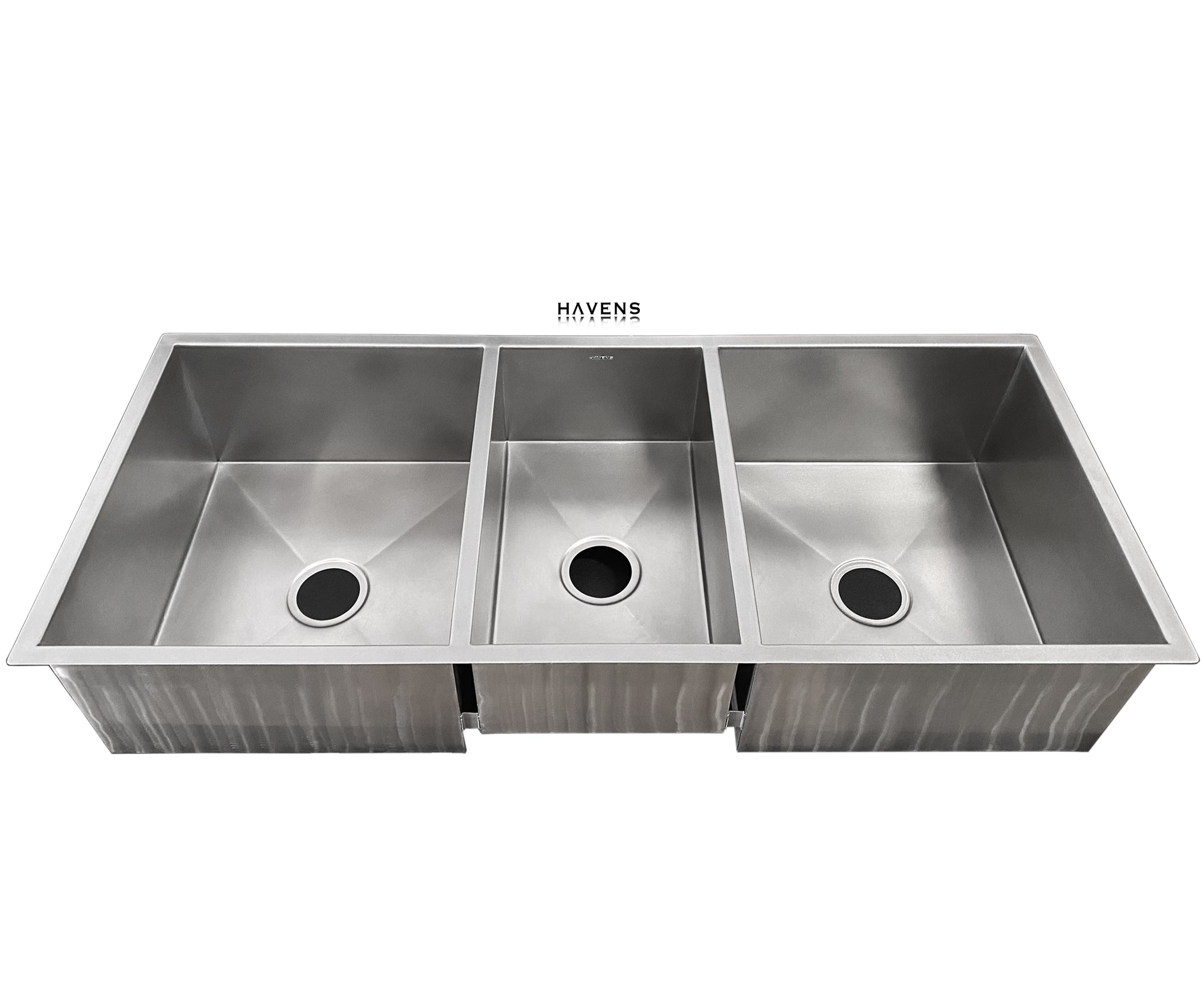 Custom Triple Bowl Sink - Stainless