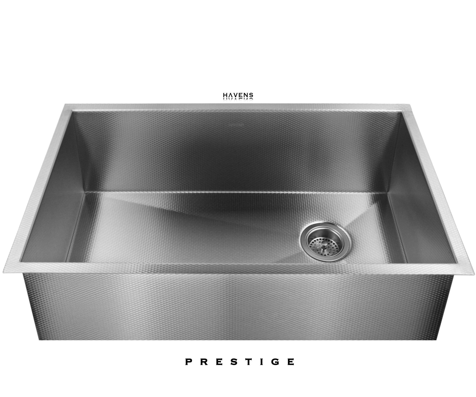 Heritage Sink - Prestige Stainless - textured metal