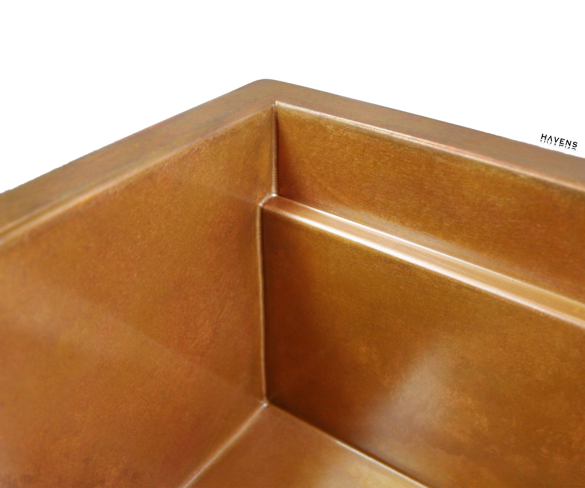 Custom Double Bowl Sink - Copper