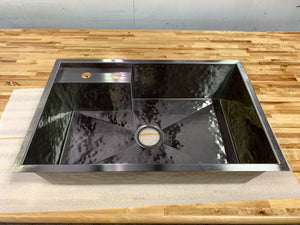 Custom Undermount Sink (Faucet Deck) - Stainless