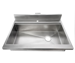 Custom Legacy Topmount Sink  - Stainless