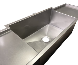 Custom Drainboard Sink - Stainless