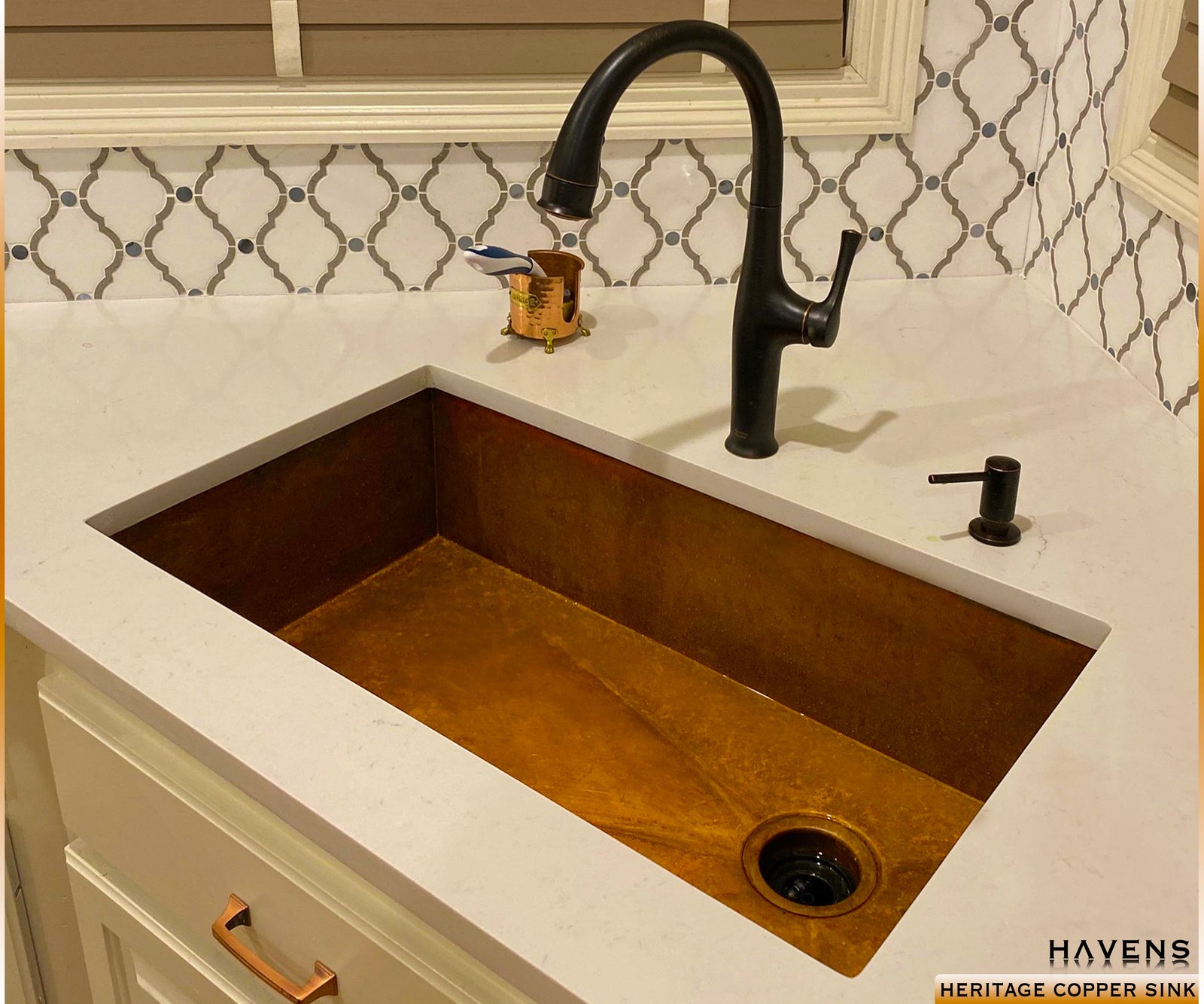 Heritage Undermount Sink - Copper