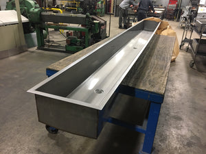 Custom Trough Sink - Stainless