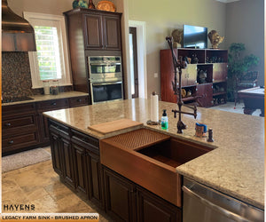 Legacy Farmhouse Sink - Brushed Copper