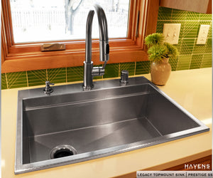 Custom Legacy Topmount Sink  - Stainless