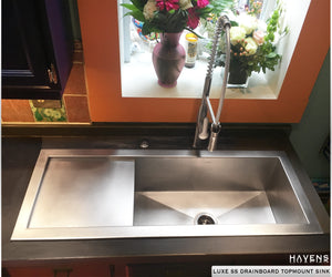 Custom Drainboard Sink - Stainless