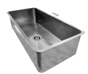 Custom Radius Corners Sink - Stainless