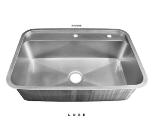 Custom Radius Corners Sink - Stainless