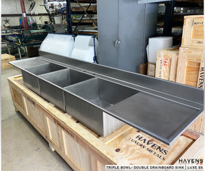 Custom Drainboard Sink - Stainless