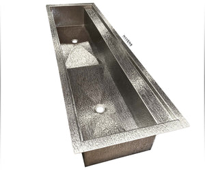 Custom Trough Sink - Stainless