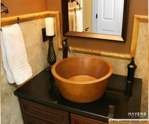 Custom Circa Vessel Sink - Copper