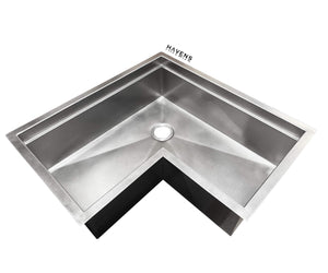 Custom Corner Sink - Stainless