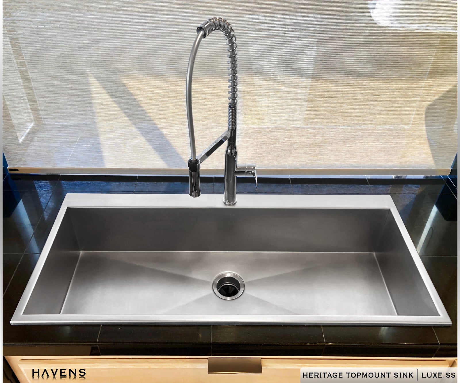 Custom Heritage Topmount Sink - Stainless