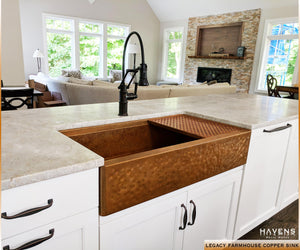 Custom Legacy Farmhouse Sink - Copper