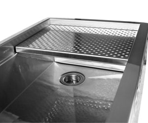 Legacy - Legacy Brushed Hammered Stainless Steel Farmhouse Sink - Undermount