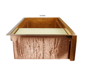 Legacy - Legacy Hammered Copper Farmhouse Sink - Undermount