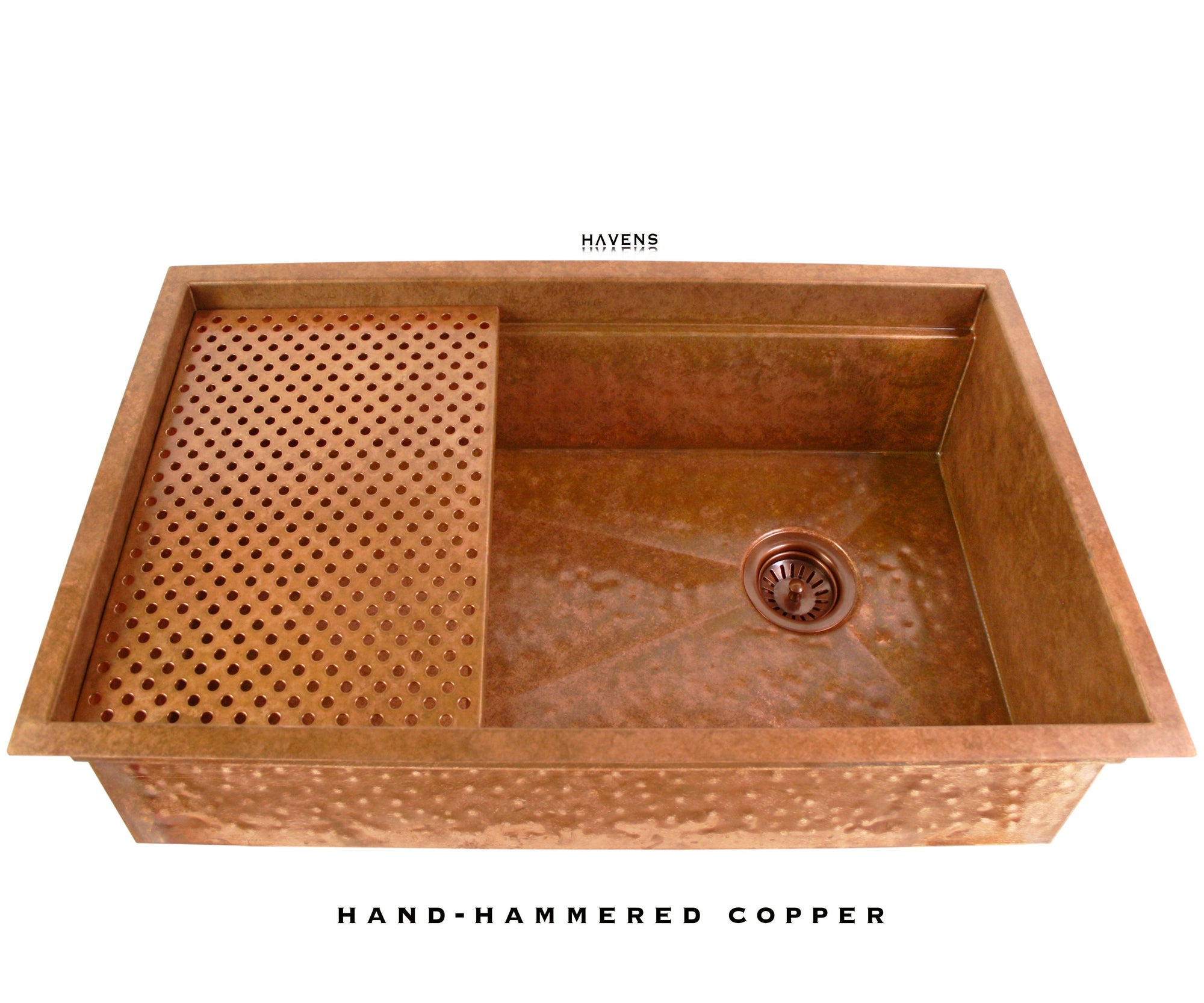 Legacy Undermount Sink - Hammered Copper