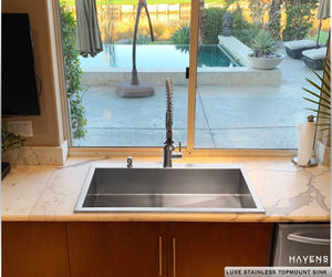 Custom Heritage Topmount Sink - Stainless