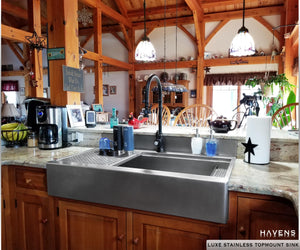 Custom Topmount Farmhouse Sink - Copper