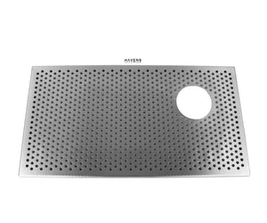 Stainless steel custom sink basin grate