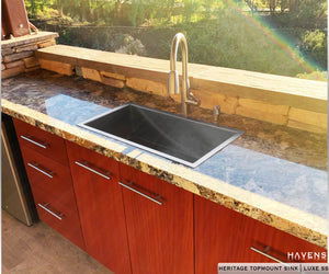 Custom Heritage Topmount Sink - Stainless